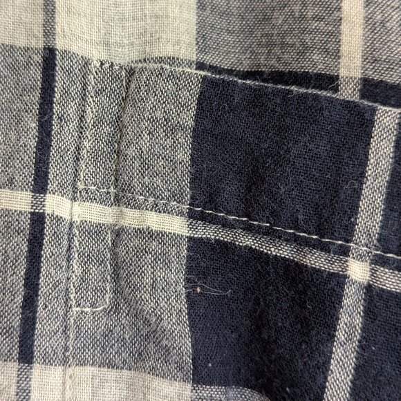 Madewell Plaid Short Sleeved Boxy Shirt Size Large - Picture 11 of 13